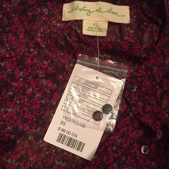 Anthropologie Staring at Stars Sheer Dress - Picture 7 of 8